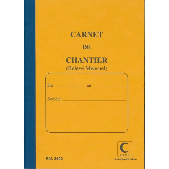 Carnet de chantier