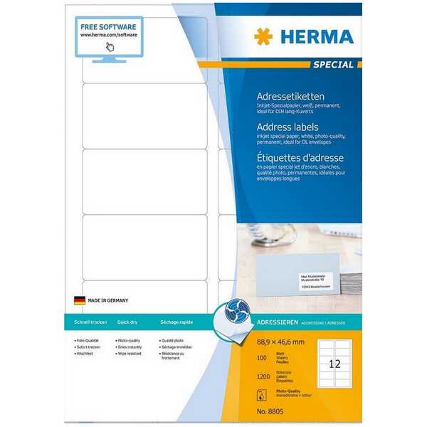 Étiquette d'adresse