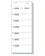 COGIR  11892 : Lot de blocs  PIZZA - Carnet autocopiant  Dupli - 235 x 95 mm (Restaurant et pizzeria)