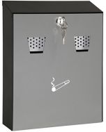 Cendrier mural en métal - Noir Durable 3333-01 