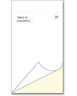 Blocs MAITRE D'HOTEL Autocopiants Dupli Blanc/Jaune - 170 x 95 mm COGIR 1984