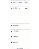 ELVE : Lot de 10 blocs  BRASSERIE - Autocopiants Tripli - 259 x 100 mm - 2218