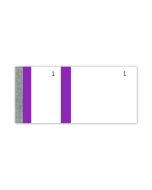 Bloc vendeur  Tickets de coupons détachables - Bande Violet Elve 247