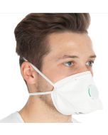 Masque de protection respiratoire jetable et pliable avec soupape - FFP3 : HYGOSTAR Image