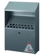 Cendrier mural en métal - Noir Durable 3333-01 