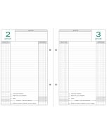 EXACOMPTA 38978E Agenda perpétuel de Caisse - Recharge Modèle