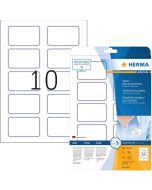 Photo Badges adhésifs pour vêtement 80 x 50 mm - Marge bleue Lot de 200 HERMA