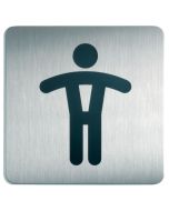 DURABLE : Pictogramme PICTO carré - WC Hommes 4954-23