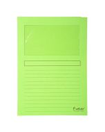 EXACOMPTA  50253E : chemises à fenêtre - Vert clair Forever