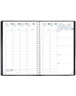 Agenda 2025 à spirale - Affaires S - 100 x 150 mm - Noir : QUO VADIS image