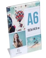 Chevalet - Présentoir incliné - A6 - Cristal : EXACOMPTA Office image