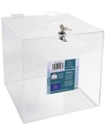 Urne transparente - 250 x 250 x 250 mm - Cristal : EXACOMPTA Office image