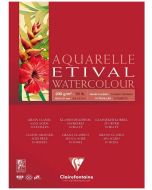 Bloc aquarelle - A5 - 148 x 210 mm - Lot de 12 : CLAIREFONTAINE Etival image