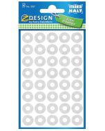 AVERY : Oeillets de renforcement de trous - Autocollant  Blanc