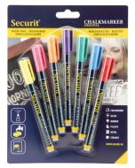 Feutre à craie liquide 1 - 2 mm - Assortiment : SECURIT Lot de 7 Image