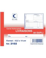 2102 Bon de  Livraison : Manifolds autocopiants Dupli  Elve
