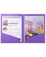 Lot de 25 Chemises double à poche - Violine EXACOMPTA Rock's Visuel