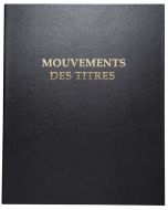 Registre Mouvements de titres - Comptes des actionnaires 4603E EXACOMPTA