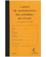 Photo Carnet de maintenance - Appareil de levage et de manutention ELVE