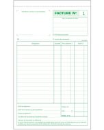 Photo FACTURES Carnet autocopiant Dupli - Collé en tête - 220 x 135 mm EXACOMPTA 