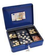 WEDO : Caissette à monnaie avec clip - Bleu - 300 x 240 mm 145 403H