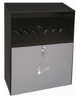 Cendrier mural en métal - Noir Durable 3333-01 