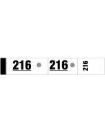 Photo TICKETS Vestiaires Carnet de 50 coupons - Blanc ELVE