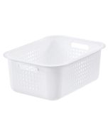 Photo Corbeille de rangement - 280 x 370 x 150 mm - Blanc SMARTSTORE Basket Recycled