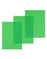 Photo Couvertures pour reliure A4 - PVC 0,20 mm - Vert transparent PAVO 8030675 