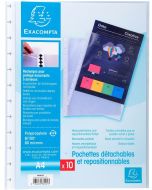 Protège-documents amovibles personnalisable de 60 vues - Blanc EXACOMPTA Kreacover Image