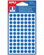 Photo Pastilles adhésives 8 mm Bleu AGIPA 111832