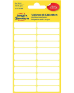Étiquettes adhésives - 32 x 10 mm - Blanc AVERY 3044