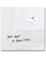 Photo Tableau magnétique en verre - 300 x 300 mm - Blanc SIGEL