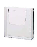 HELIT : Présentoir brochures mural - 1 compartiment - format A5 -  H2350102