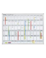 FRANKEN PV1015 : Planning annuel Tableau mural - 1008 x 783 mm