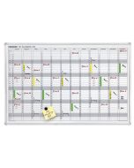 FRANKEN PV1015 : Planning annuel Tableau mural - 1008 x 783 mm
