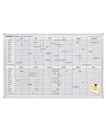FRANKEN PV1015 : Planning annuel Tableau mural - 1008 x 783 mm