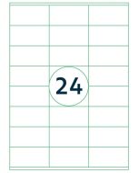 Étiquettes adhésives - 70 x 36 mm RILLPRINT Lot de 2400