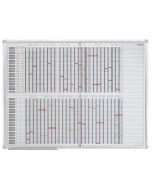 FRANKEN PV1015 : Planning annuel Tableau mural - 1008 x 783 mm