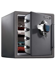 SENTRY : Coffre-fort ignifuge et étanche ouvert - Serrure électronique - Coupe-feu 2 H - 33,6 L - OA3817