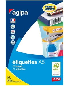 Photo Pastilles adhésives rondes - 8 mm - Blanc AGIPA