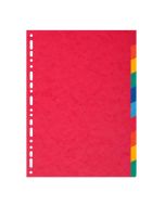 EXACOMPTA : Jeu de 10 intercalaires neutres en carte recyclée 2110E