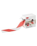 3M : Ruban de délimitation - Blanc/Rouge 596615