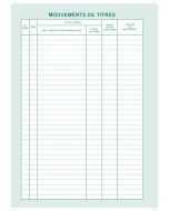 Registre Mouvements de Titres SAS SA Modèle Dauphin 90120D