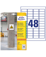 Étiquettes ultra adhésives pour impression - 45,7 x 21,2 mm - Blanc AVERY Lot de 960 Boite