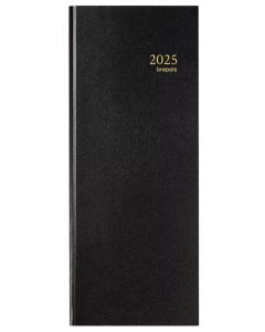 Agenda Journalier 2025 - Banquier Long - 2 volumes - 145 x 325 mm BREPOLS