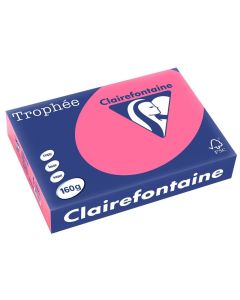 Ramette de papier Trophée de 250 feuilles A4 160g - Rose Fuchsia : CLAIREFONTAINE Exemple