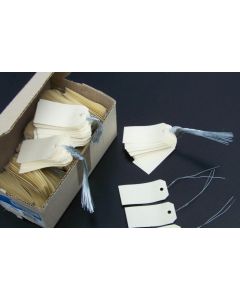 Etiquettes à trou et fil de fer - 100 x 51 mm - Beige : AGIPA Lot de 1000 Photo