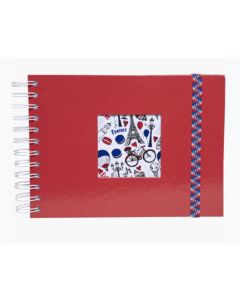 Album photos à spirales - 230 x 160 mm - Rouge : EXACOMPTA French'Class  image