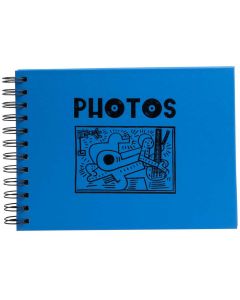 Album photos spirales - 230 x 160 mm - 50 photos - Bleu EXACOMPTA Musicart image